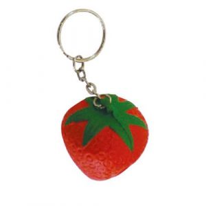 Stress Strawberry Keyring. D-SKR000