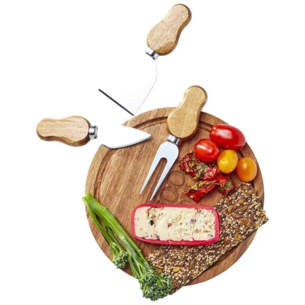 Cawdor Mini Cheese Board & Knife Set. H-D385