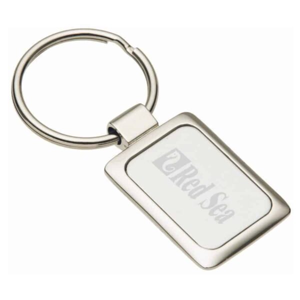 Accent Rectangular Keyring. H-D482