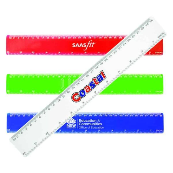 30cm Plastic Ruler. H-K113