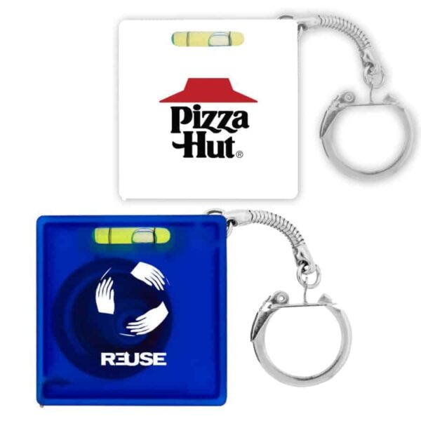 Tape Measure w/ Level Key Chain. H-K158