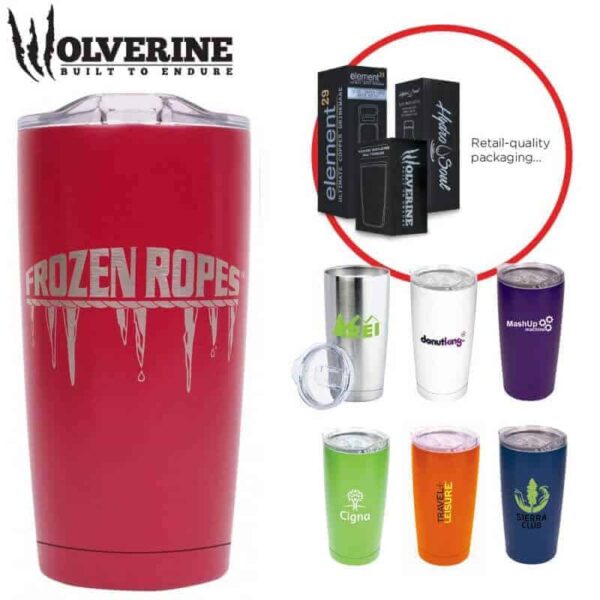 600ml Wolverine Vacuum Tumbler. H-S922