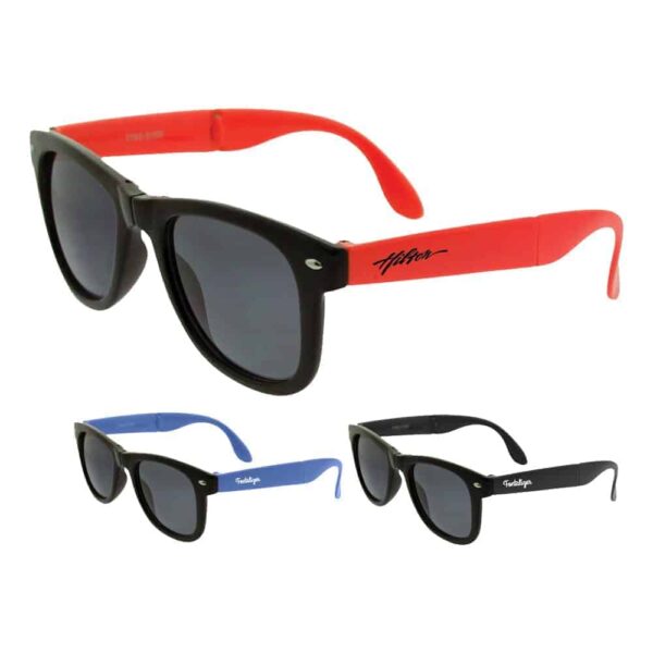 Collapsible Frame Retro Sunglasses. H-J621