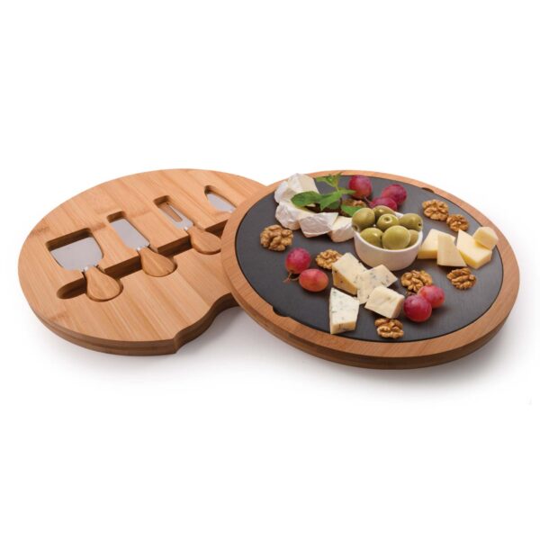 Gala Bamboo Slate Cheese Board. LL-LL6715