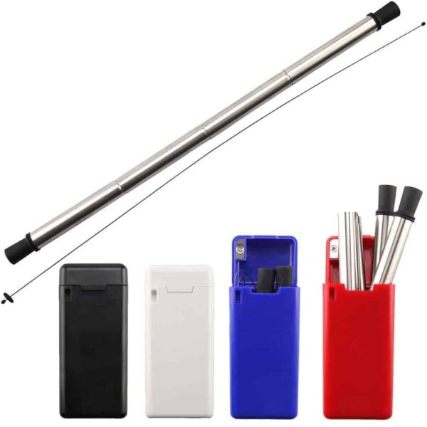 Gana foldable metal straw  D-STW002