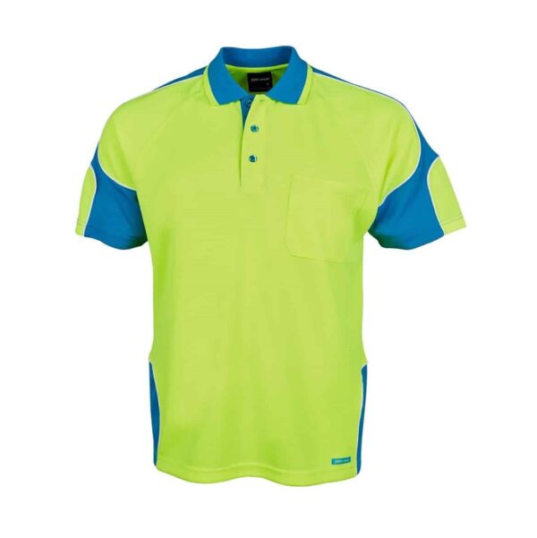 Hi Vis 4602.1 S/S Arm Panel Polo JB-6AP4S