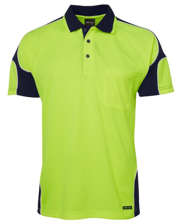 Hi Vis 4602.1 S/S Arm Panel Polo JB-6AP4S - Image 10