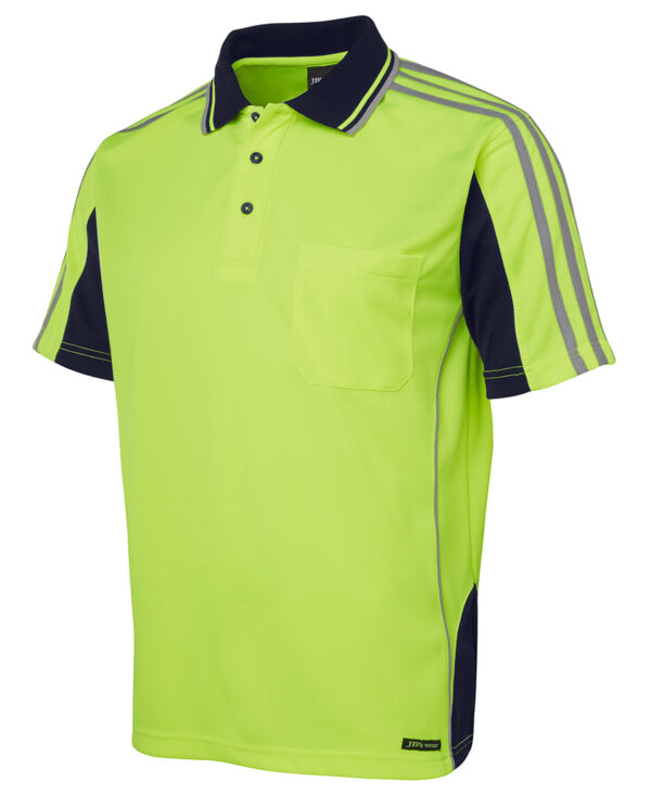 Hi Vis Arm Tape Polo JB-6AT4S - Image 2