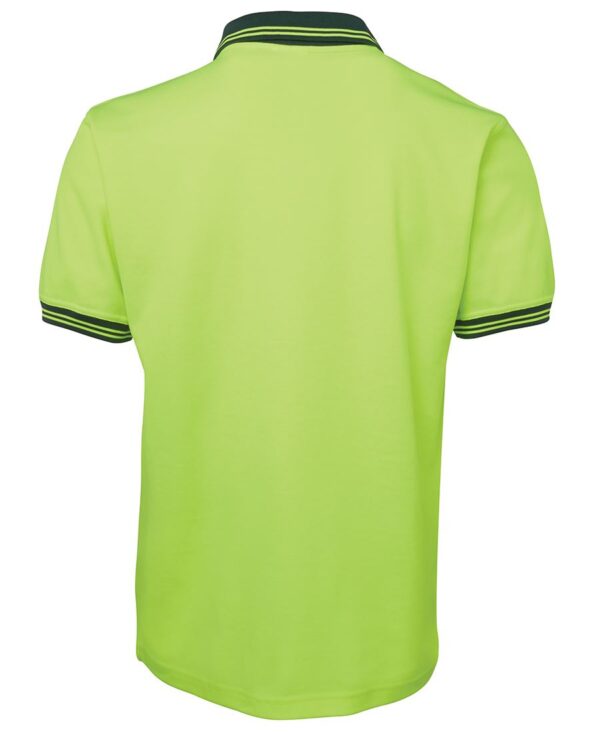 Hi Vis S/S Cotton Back Polo JB-6HPS - Image 2