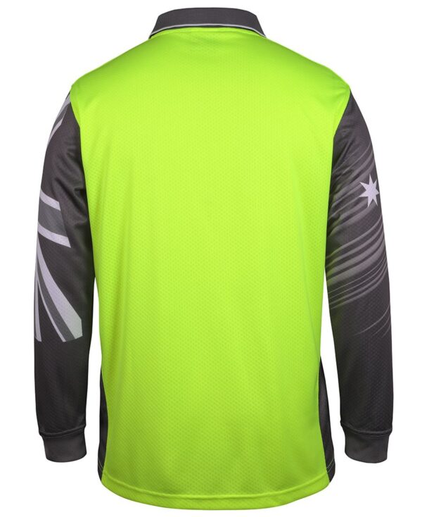 Hi Vis L/S Southern Cross Polo JB-6HSCL - Image 3