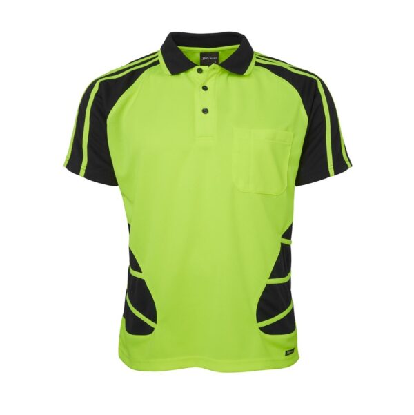 Hi Vis Spider Polo JB-6HSP