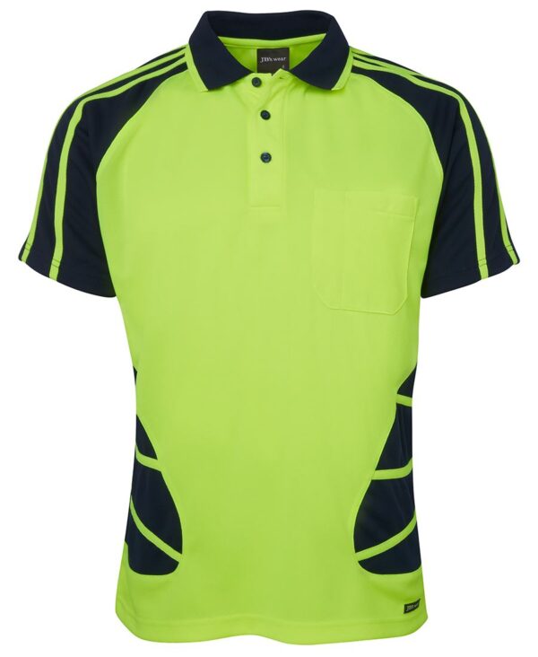 Hi Vis Spider Polo JB-6HSP - Image 4