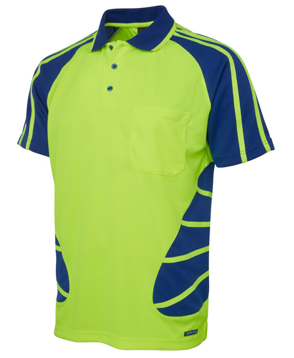 Hi Vis Spider Polo JB-6HSP - Image 8