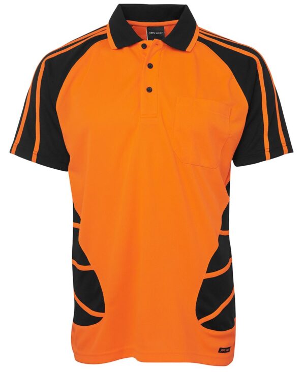 Hi Vis Spider Polo JB-6HSP - Image 10