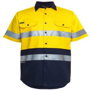 Hi Vis S/S (D+N) 190G Work Shirt JB-6HSS