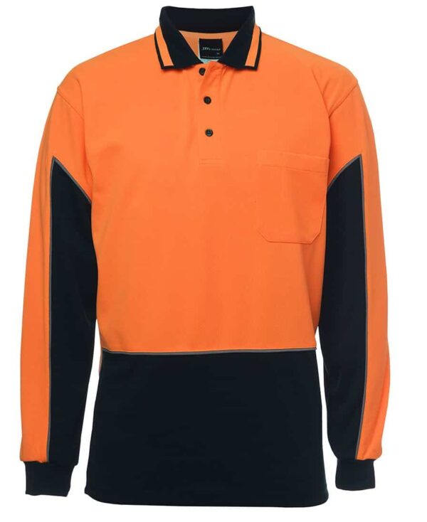 Hi Vis Gap LS Polo JB-6HVGL - Image 4