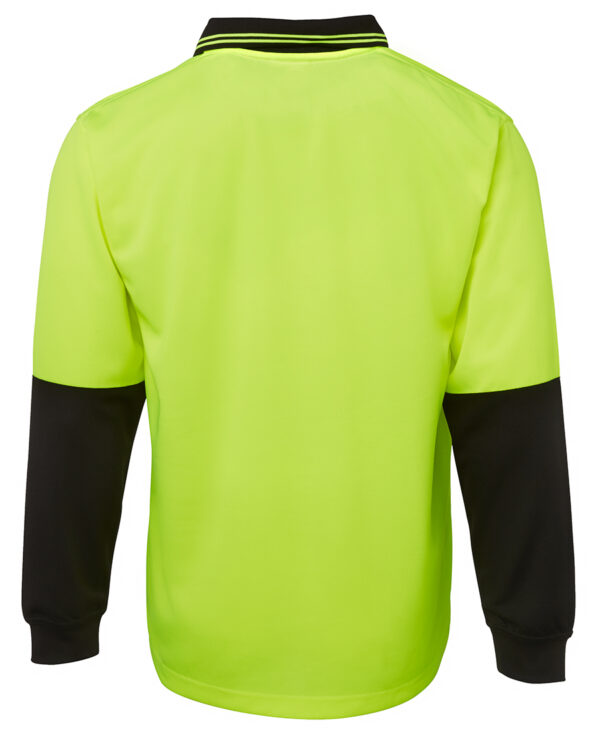 JB's Hi Vis L/S Traditional Polo JB-6HVPL - Image 6