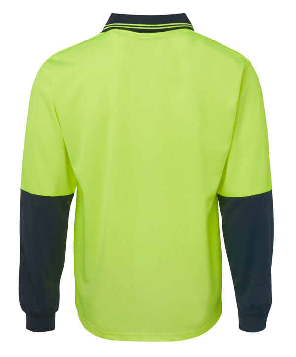 JB's Hi Vis L/S Traditional Polo JB-6HVPL - Image 12