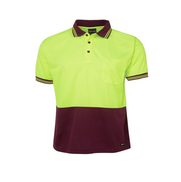 Hi Vis 4602.1 Non Cuff Trad Polo JB-6HVPS