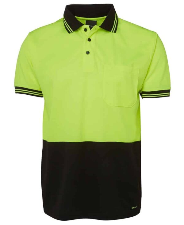 Hi Vis 4602.1 Non Cuff Trad Polo JB-6HVPS - Image 4