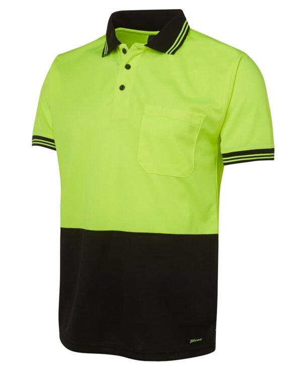 Hi Vis 4602.1 Non Cuff Trad Polo JB-6HVPS - Image 5