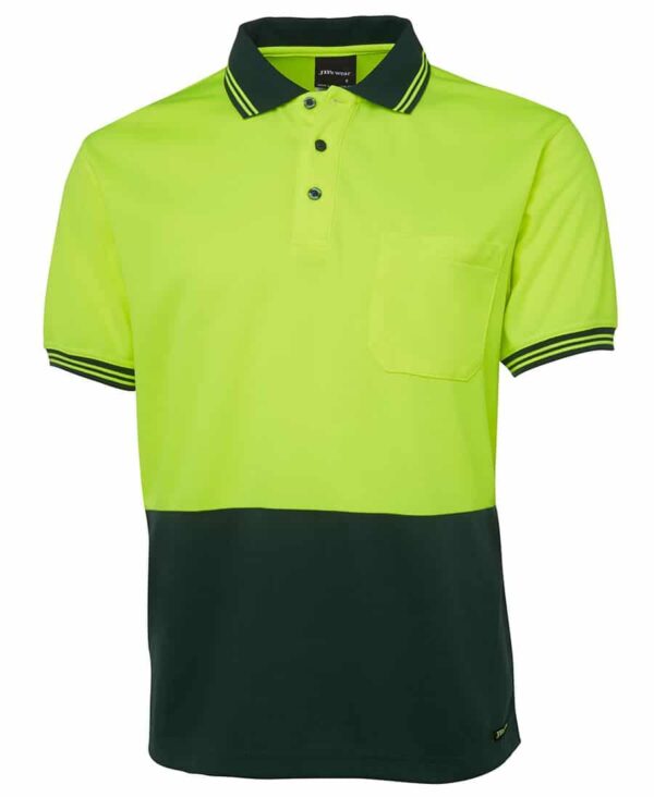 Hi Vis 4602.1 Non Cuff Trad Polo JB-6HVPS - Image 7