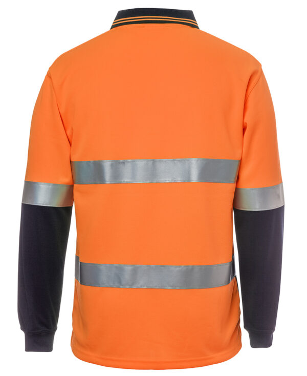 HI Vis L/S (D+N) Traditional Polo JB-6HVSL - Image 6