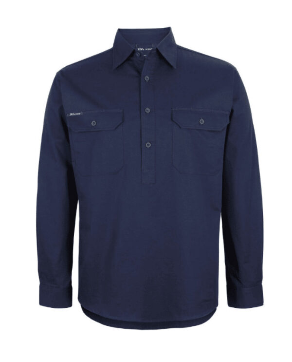 Close Front L/S 190G Work Shirt JB-6WSCF