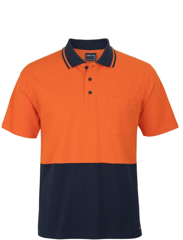 Hi Vis S/S Cotton Pique Trad Polo JB-6HVQS