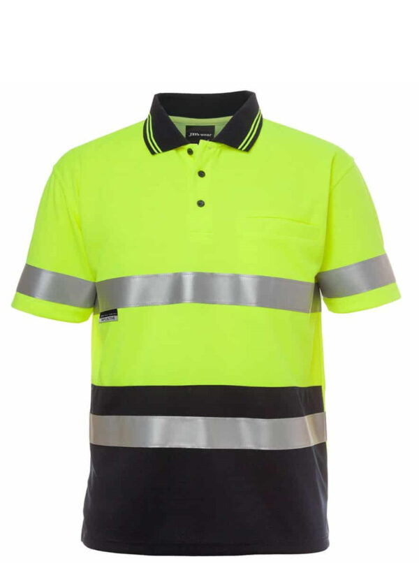 Hi Vis S/S (D+N) Traditional Polo JB-6HVST