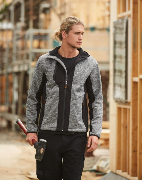 LAMINATED FUNCTIONAL KNIT HOODIE SH-JK49