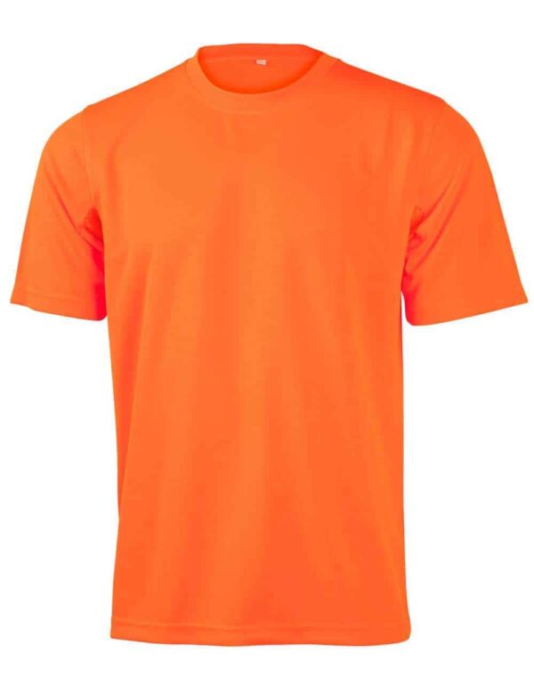 Unisex Hi-Vis Mini Waffle Safety Tee SH-SW39 - Image 2