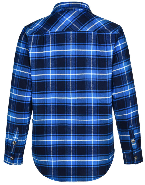 UNISEX QUILTED FLANNEL SHIRT-STYLE JACKET SH-WT07 - Image 8