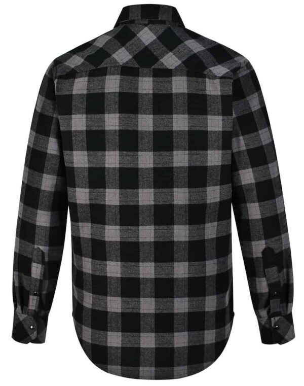 UNISEX CLASSIC FLANNEL PLAID LS SHIRT SH-WT11 - Image 32