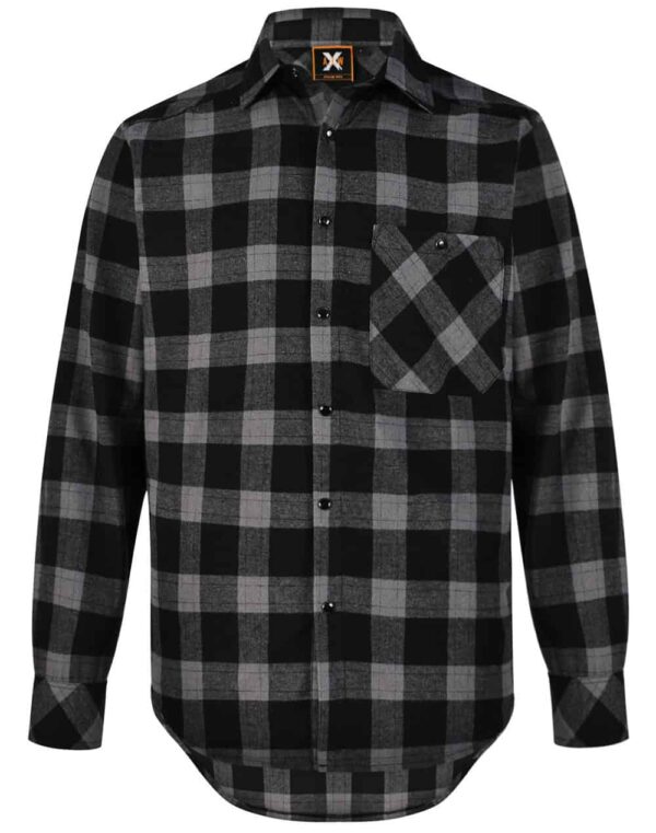 UNISEX CLASSIC FLANNEL PLAID LS SHIRT SH-WT11 - Image 27