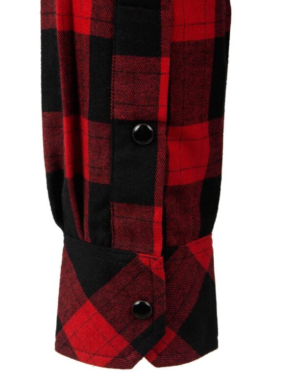 UNISEX CLASSIC FLANNEL PLAID LS SHIRT SH-WT11 - Image 13