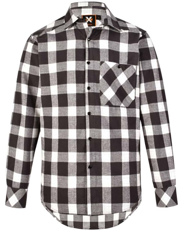 UNISEX CLASSIC FLANNEL PLAID LS SHIRT SH-WT11 - Image 9